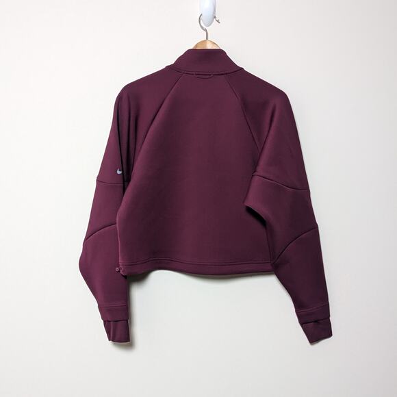 Nike Dri-Fit Prima 1/2 Zip Training Top Pullover Size S/4-6 FB5230-610 Bordeaux - Picture 5 of 6